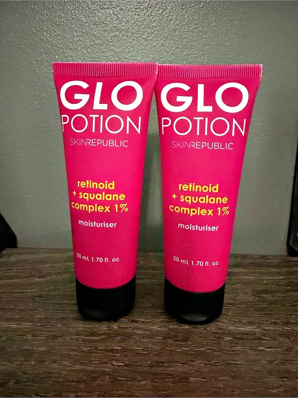 Glo Potion Retinoid + Squalane Complex 1% Moisturiser 2-Pack Pink Moisturiser